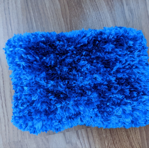3/$15 Bright Blue Soft Warm Winter Cowl - Picture 3 of 5